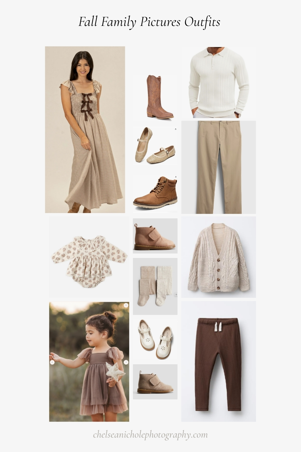 Ideas for family picture outfits for fall by Grand Forks Photographer Chelsea Nichole Photography